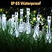 Syhonic 30 LED Solar String Light Waterproof 20ft Outdoor Water Drop Fairy Decor for Christmas, Halloween, Patio, Garden