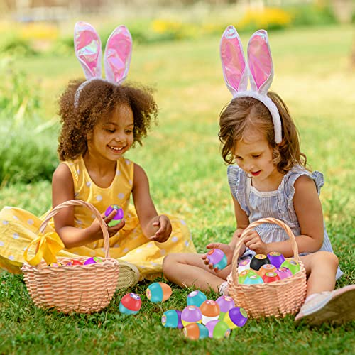 24 Pcs Colorful Easter Eggs Fillers, Easter Basket Stuffer, Easter
