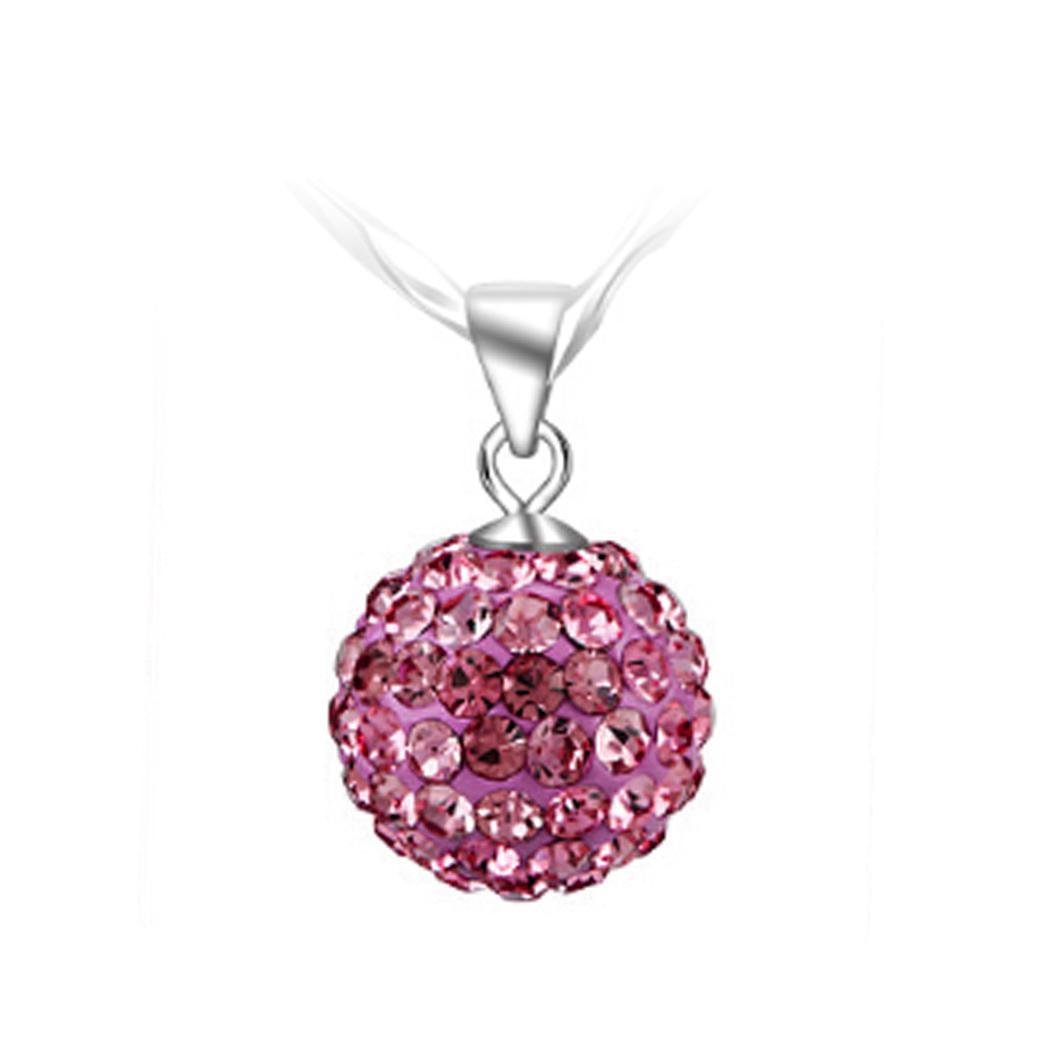 Skylin Women Round Rhinestones Pendant For Necklace Fashion Jewelry