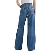 Wrangler Womens Yvette High Rise Wide Leg Jean Denim 27x34