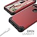 Essential Phone PH-1 Case,CASY MALL 3-Layer Heavy Duty Hybrid Full-Body Protect Case for Essential Phone PH-1 (Red)
