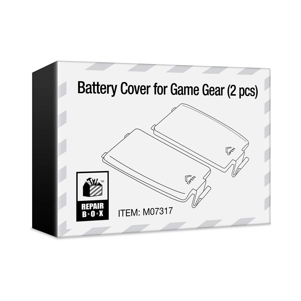 RepairBox Battery Cover for Game Gear (1-Set): Video Games