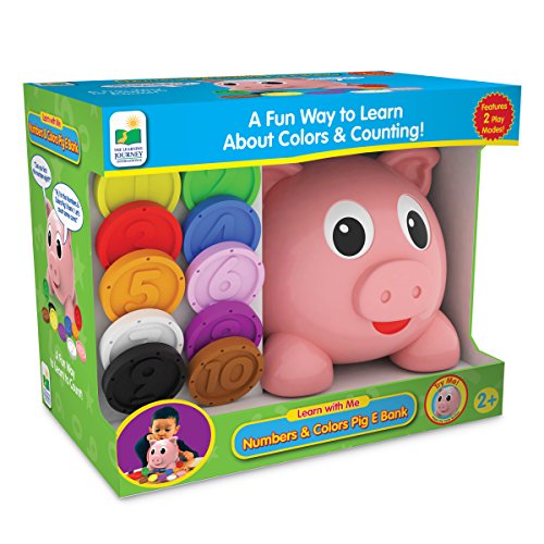 The Learning Journey Learn with Me, Numbers and Colors Pig E Bank
