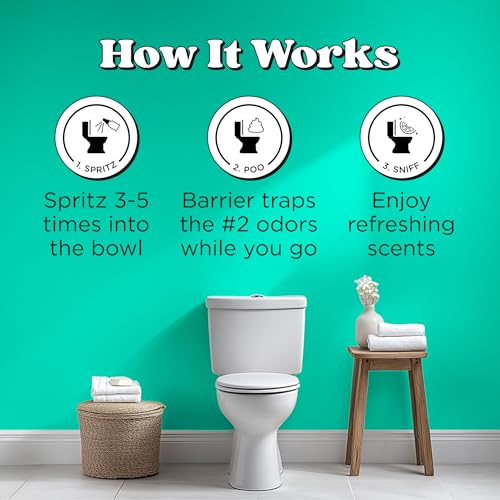 POO-POURRI BEFORE-YOU-GO TOILET SPRAY, BEACH BUM, 2 FL OZ, UP TO 100 USES, BATHROOM ODOR DEODORIZER WITH ESSENTIAL OILS FOR HOME OR WORK, TRAVEL ESSENTIALS, TSA APPROVED SIZE, COCONUT, ORCHID SCENT