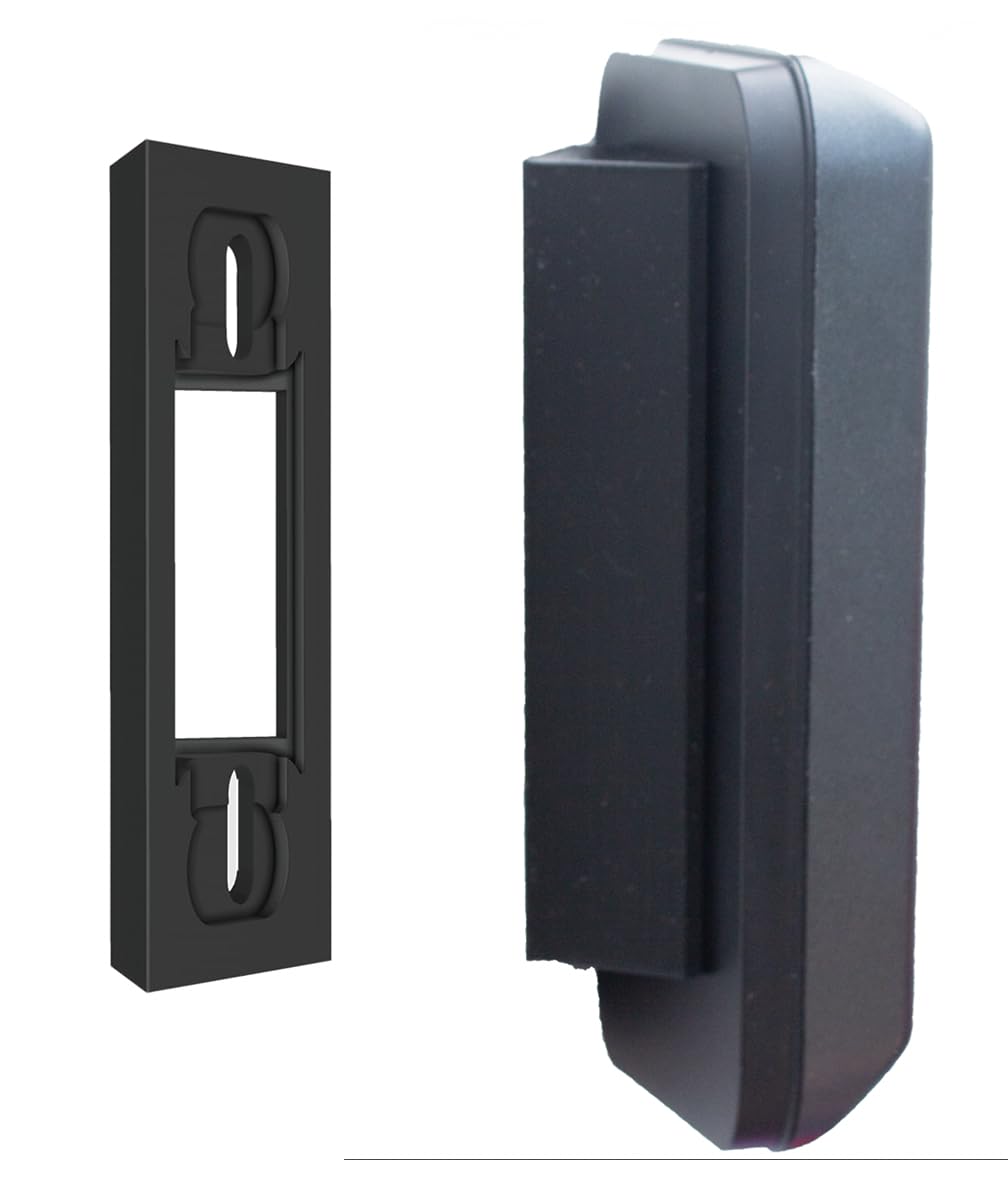 GESTECH 30° Angle Mount for eufy Video Battery Doorbell E340, C30 & C31 Also Compatible with 1080p, 2K Wired & 2K Wireless Battery Doorbells – Improved Motion Detection & Side View Wedge Bracket