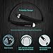 Foldable Bluetooth Headphones, AMORNO Wireless Neckband Sports Headset with Retractable Earbuds, Sweatproof Noise Cancelling Stereo Earphones with Mic for iphone, Android and Bluetooth Enables Devices