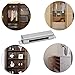 Magnetic Door Catch, Magnetic Catches for Cabinet and Closet Doors, Manufactured with 100% Premium Stainless Steel, Made with a Strong Magnet (95mm 60lbs(2 Pack))