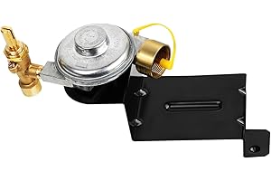 FEIKEER Upgraded 80477 Gas Grill Valve Regulator Compatible with weber Q100/Q120 Series, 80477 Gas Regulator Replacement for weber Grill Parts: 516002, 516501, 386001, 386002. Grill Regulator 1 Year Warranty