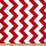 Riley Blake Chevron Large Red Fabric