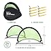 iSiLER Pop Up Soccer Goal, Portable Soccer Nets Size 4’, Two Foldable Soccer Nets with Carry Bag, Kids Soccer Goal 1.3lb Ultra-light Weight