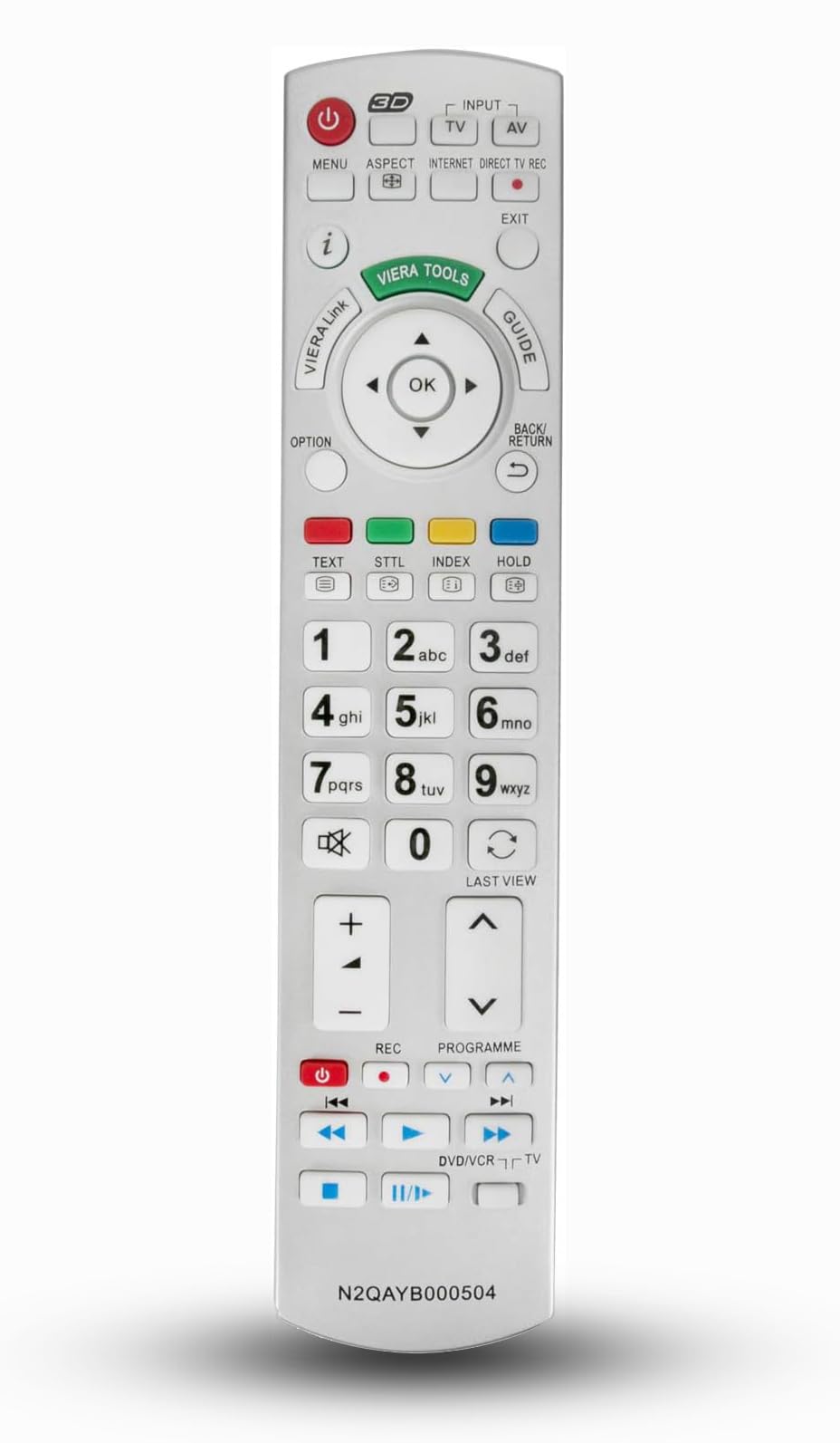 N2QAYB000504 Universal Replacement Remote Control for Panasonic Viera TV N2QAYB000673 N2QAYB000785 TX-L24D35 TX-L37EW30 TX-L42ES31 TX-L37V20E TX-L42G20E TX-P42GT20E TX-P46G20E TX-P50G20E