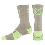 Youth Under Armour Alter Ego Marvel-Man Crew Socks YLG Grey/Neon Green