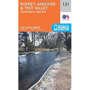 Romsey, Andover and Test Valley: 131 Landkaart – Gevouwen Kaart, 16 september 2015