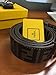 Fendi Belt College Zucca Belt Genuine Leather (Size 32-40)