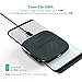 RAVPower Fast Wireless Charger, Qi-Certified 10W Charging Stand for Galaxy S9+ S9 S8+ S8 Note 8 with HyperAir, 7.5W Compatible iPhone Xs MAX XR XS X 8 Plus and All Qi-Enabled Devices (No AC Adapter)