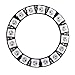 DIYmall 16 Bits 16 X WS2812 5050 RGB LED Ring Lamp Light with Integrated Drivers