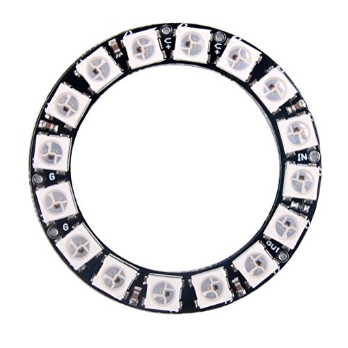 DIYmall 16 Bits 16 X WS2812 5050 RGB LED Ring Lamp Light with ...