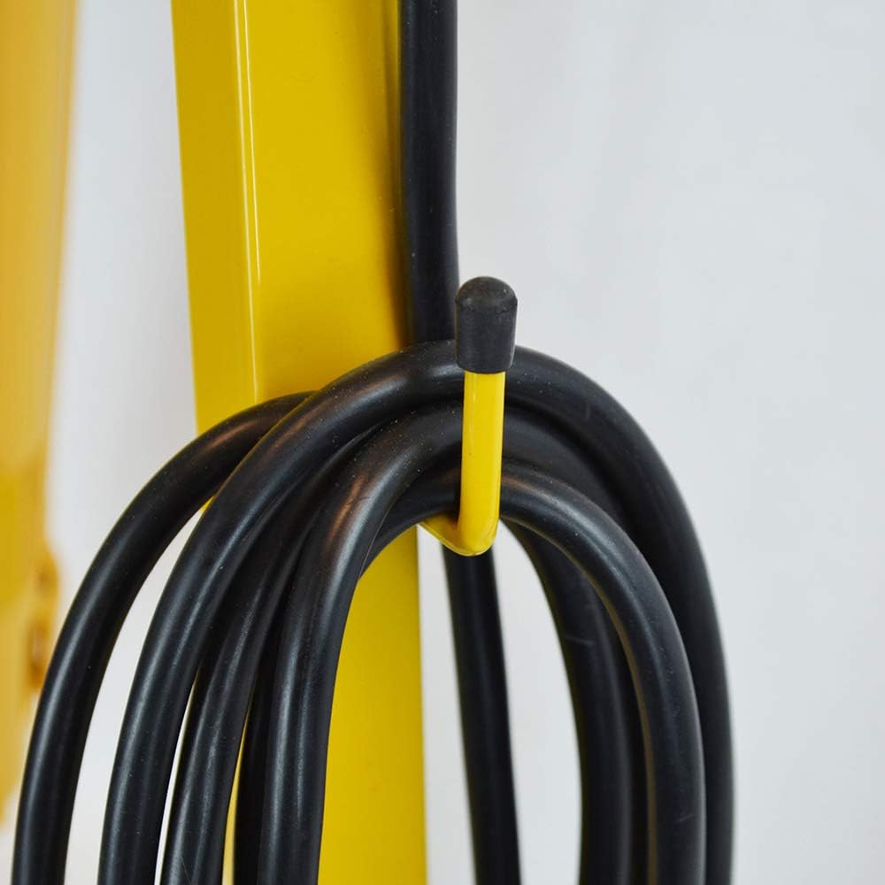 Faithfull FPPSLFW30W LED Plasterers Folding Light Mains Powered Linkable 2600 Lm 240V 3M Cable, Yellow - Image 5