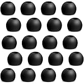 Replacement Eartips for Earbuds Noise Isolation Soft Silicone Tips for Headphones 20PC Ear Buds - Medium