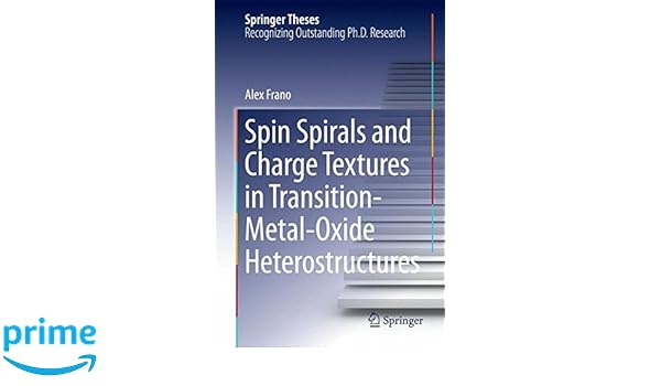 Spin Spirals And Charge Textures In Transition Metal Oxide - 