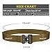 RONGQI 2Pack Tactical Belt,Military Style Quick Release Belt,1.5