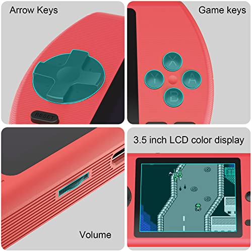 JAMSWALL Handheld Game Console, 500 Classical FC Games 3.5Inch Screen