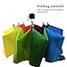 Travel Umbrella, 10 Rib Strong Enough Wind Resistant Frame, Collapsible, Compact and Durable, Lightweight and Cute (Rainbow)