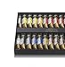 CrushOn Mission Gold Class Pure Pigment Watercolors Set 15 Milliliter x 24 Colors (7 Milliliter x 2ea) with 24 Space Palette by CrushOn
