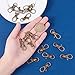 PH PandaHall 50 pcs Metal Lobster Claw Clasps Swivel Lanyards Trigger Snap Hooks Strap 35x13mm for Macrame Keychain, Key Rings, DIY Bags and Jewelry Findings, Antique Bronze