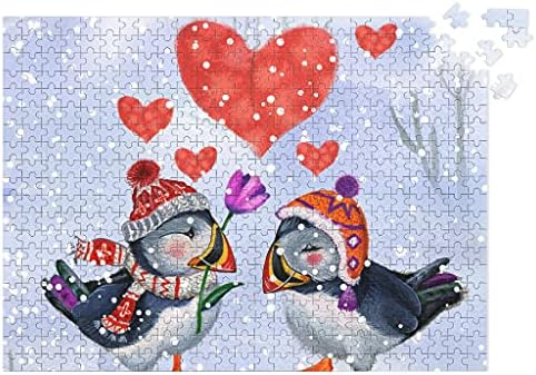 Jigsaw Puzzle Valentines Day Angel 500 Giant Piece Puzzle Video games for Adults, Puzzles for Baby, Adults Dwelling Decor HMZXZ Horizontal