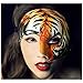 Lubber Tiger Animal Half Mask for Halloween Party Costume Masquerade