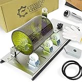Glass Bottle Cutter Kit with Adjustable Track-System. Cuts Round