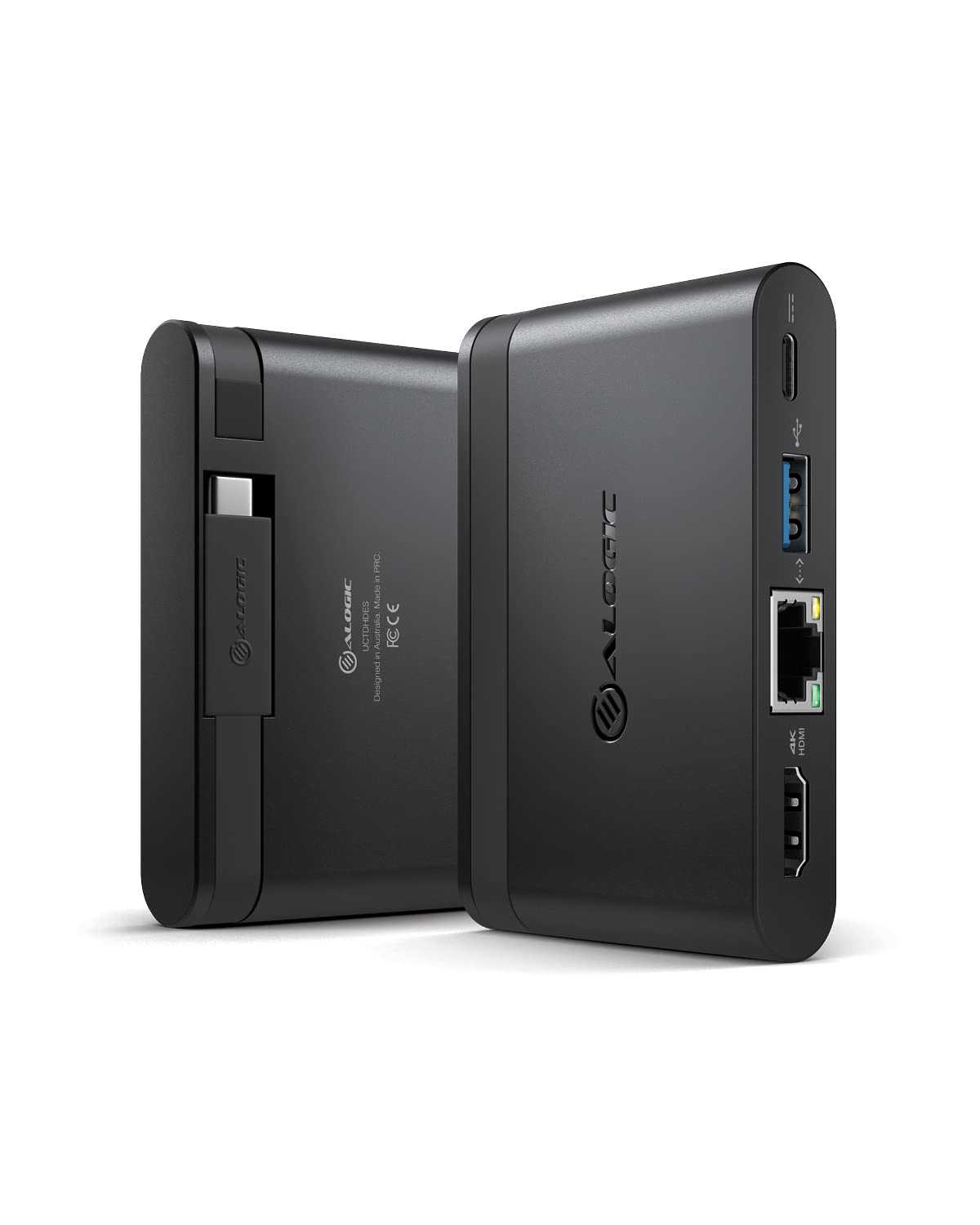 ALOGIC USB C Hub, 100W Laptop Charging, 4K HDMI, Gigabit Ethernet, USB A, USB C, Travel Dock, Compatible with Compatible with MacBook, Surface laptops, XPS and more(Thunderbolt 3 Compatible)