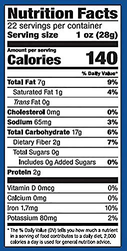 GARDEN OF EATIN’ BLUE CORN TORTILLA CHIPS, BLUE CHIPS, 1 LB BAG