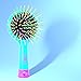 Detangling Brush with Mirror- No Tangle & Pain- Anti Static Soft Bristle- Massaging & Straightening Detangler- Rubberized Grip- Cool/Cute Colors- Wet & Dry Detangle Comb- For All Hair Types (Blue)