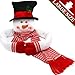 OurWarm Christmas Tree Topper Snowman Hugger with Large Hat Shawl and Poseable Arms Holiday Decorations Winter Wonderland Decoration Xmas Party Supplies