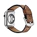 Kartice for Apple Watch Band,Luxury Genuine Leather Watch Band Strap Bracelet Replacement Wrist Band With Adapter Clasp for iWahtch Apple Watch & Sport & Edition--Brown 38mm