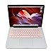 GMYLE Comfortable Touch Ultra Thin Soft Protector Keyboard Cover Compatible for MacBook Air 13 inch (A1369/A1466), OLD Version Pro 13 inch (A1278/A1425/A1502), OLD Pro 15 inch (A1398) - Rose Quartz