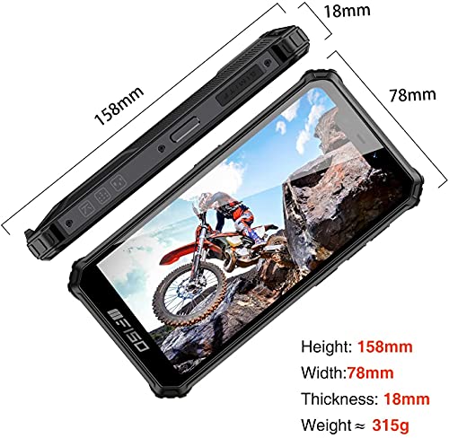 Rugged Smartphone Unlocked OUKITEL F150 6GB+64GB(SD 256G) 8000mAh Android 10 Dual-SIM 4G Global 5.86