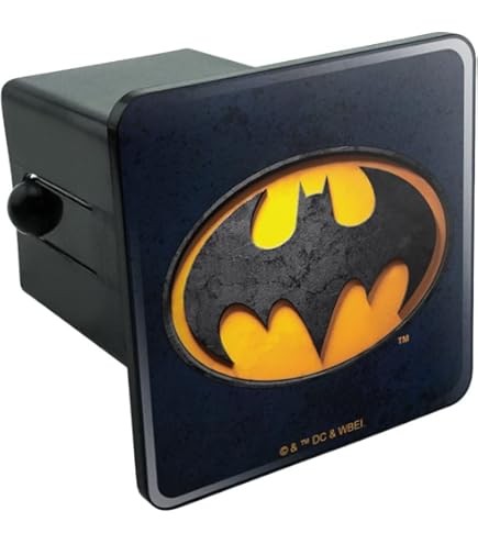 Trik Topz Batman Trailer Hitch Cover fits 2 hitch Yellow Oval
