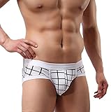 HP95(TM)Men Bikini Underwear, Ultra-thin Breathable Soft Underpants Bulge Briefs (XL, A)