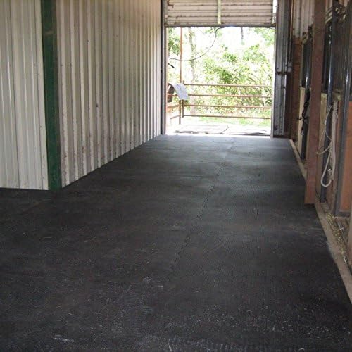 Choose from the Huge Range of ARKMat Stable Mats | Matting suitable for Horses, Ponies or Livestock | EVA & Flooring or Wall Mats also Suitable for Gym | 3 x Black EVA Stable Floor Mats | 34mm Thick | 6ft x 4ft | 1.82 x 1.22m