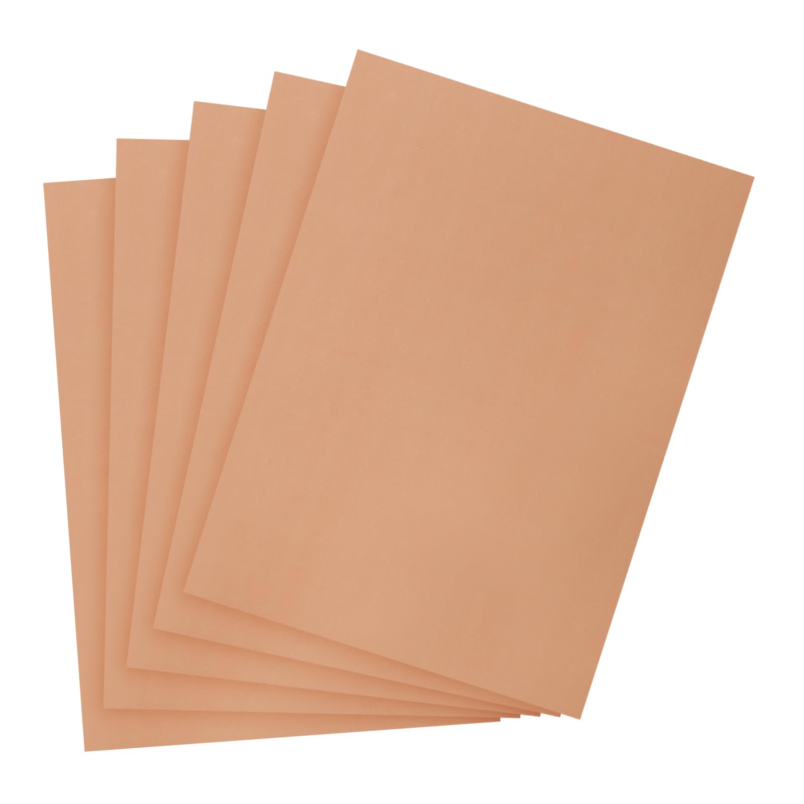 PATIKIL 11"x8.5" Metallic Mirror Board Sheets, 24 Pack Rose Gold Cardstock Foil Board Reflective Sheet 250gsm for Scrapbook Poster DIY Craft Invitation Card