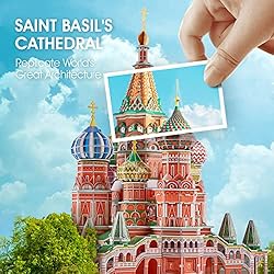 CubicFun LED Russia Cathedral 3D Puzzles for Adults