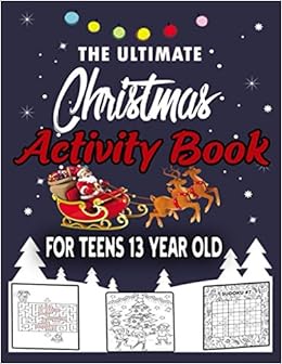 The Ultimate Christmas Activity Book For Teens 13 Year Old Christmas Countdown Activity Book For Creative Children Large Print Word Search Claus Reindeer Elves Animals Snowman Amazon Co Uk Publishing Sfaxino Books 9798551129660