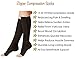 Zipper Compression Socks 2 Pair Zip Guard Skin Protection & Open Toe Compression Medical Zip Socks15-20mmHg Zipper Leg Support Unisex (Light Black, XXL)