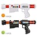 FUNEW Power Popper Gun, Atomic Ball Guns Pump Action Blaster with Green & Orange Soft Foam Balls, Best Gift for Kids - Dual Battle Pack