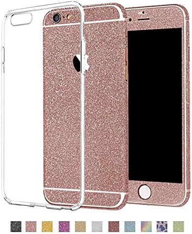 iPhone 6 PLUS Glitter Sticker Skin Case by VelvetCaviar Glitter Decal … (pink)