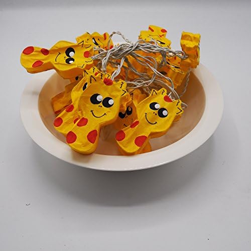 Cottonlight Girrafe yellow cartoon zoo animal lantern shape string light lantern kid room decoration homoe party