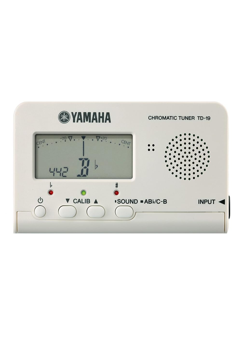 ヤマハ YAMAHA クロマチックチューナー ホワイト TD-19WH コンパクト 高性能 シンプル商品画像